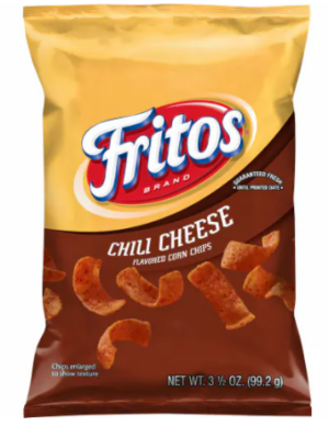 Fritos Chili Cheese Corn Chips 3.25oz 36ct